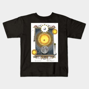 Work of the Fourth Day - Sun Moon - Physica Sacra Kids T-Shirt